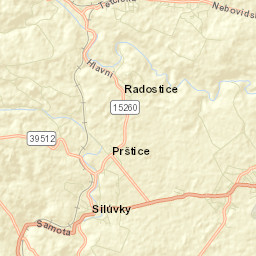 Ořechov Street Map