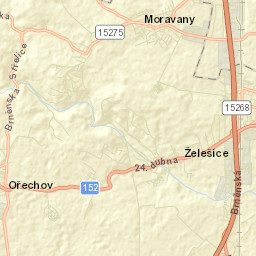 Modřice Street Map