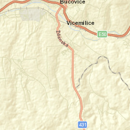 Bučovice Street Map
