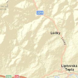 Lúčky Street Map