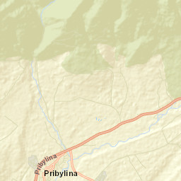 Pribylina Street Map