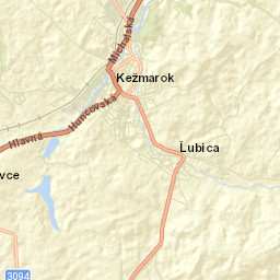 Ľubica Street Map