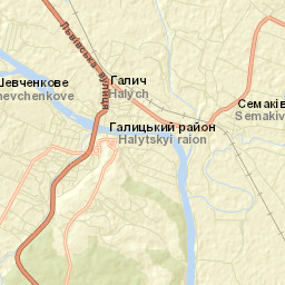 Halych Street Map