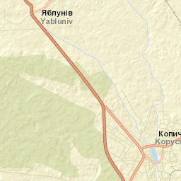 Kopychyntsi Street Map