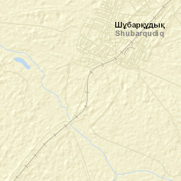 Shubarkuduk Street Map