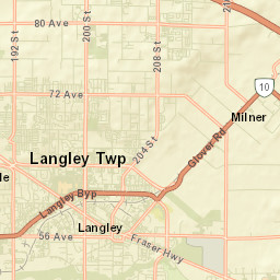 Langley Street Map
