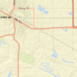Estevan Street Map
