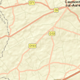 Caumont-l'Éventé Street Map