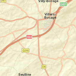 Villers-Bocage Street Map