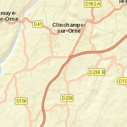 Fontenay-le-Marmion Street Map