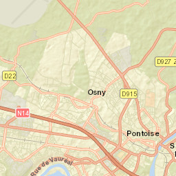 Cergy-Pontoise Street Map