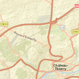 Château-Thierry Street Map
