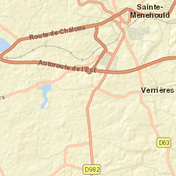 Sainte-Menehould Street Map