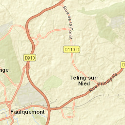 Faulquemont Street Map
