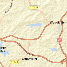 Woustviller Street Map