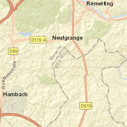Rémelfing Street Map