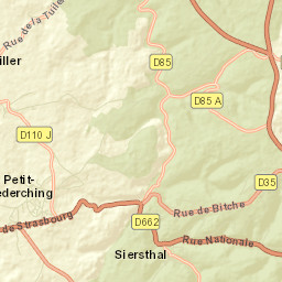 Petit-Réderching Street Map