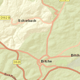 Bitche Street Map