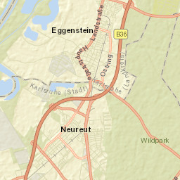 Eggenstein-Leopoldshafen Street Map