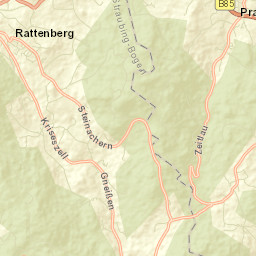 Prackenbach Street Map