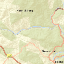 Teisnach Street Map