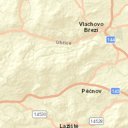 Vlachovo Březí Street Map