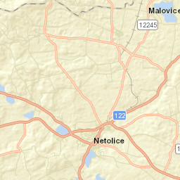 Netolice Street Map