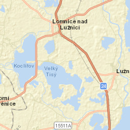 Lomnice nad Lužnicí Street Map