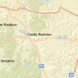 Český Rudolec Street Map