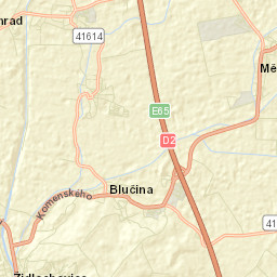 Rajhradice Street Map