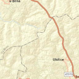 Dambořice Street Map