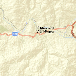 Štítná nad Vláří Street Map