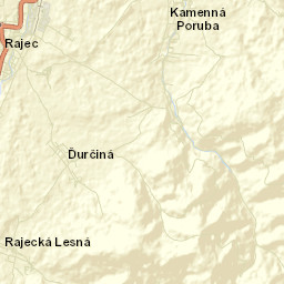 Rajec Street Map