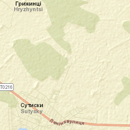 Sutysky Street Map