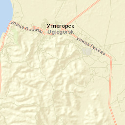 Uglegorskiy Rayon Street Map