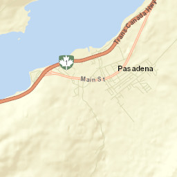 Pasadena Street Map