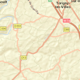 Torigni-sur-Vire Street Map