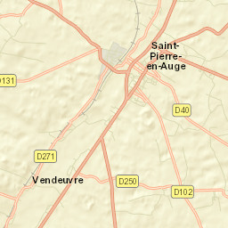 Saint-Pierre-sur-Dives Street Map