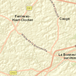 La Bonneville-sur-Iton Street Map