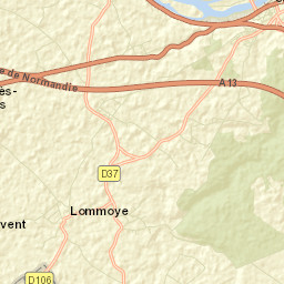 Bonnières-sur-Seine Street Map