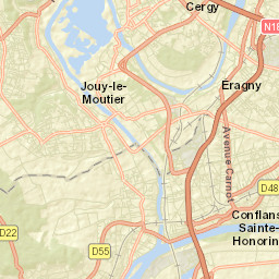 Andrésy Street Map