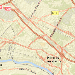 Pierrelaye Street Map