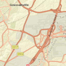 Le Thillay Street Map