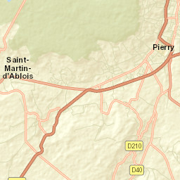 Pierry Street Map