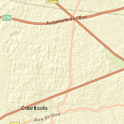 Courtisols Street Map