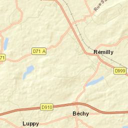Rémilly Street Map