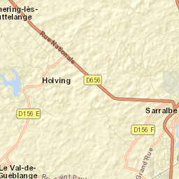 Sarralbe Street Map