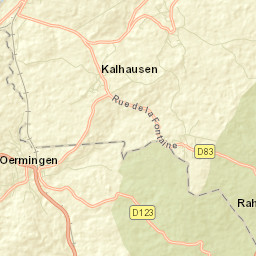 Oermingen Street Map