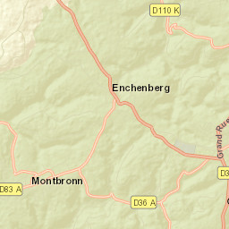 Montbronn Street Map