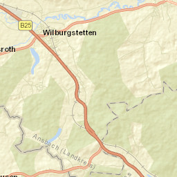Wilburgstetten Street Map